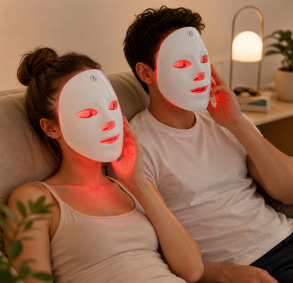 Máscara facial LED