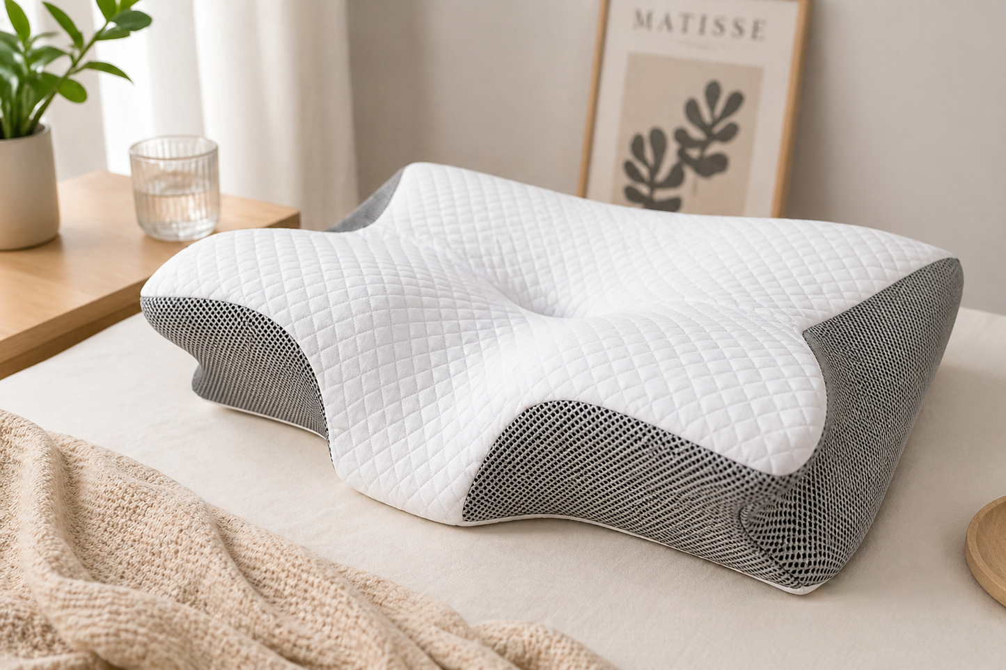 Almohada cervical ergonómica